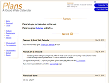 Tablet Screenshot of planscalendar.com